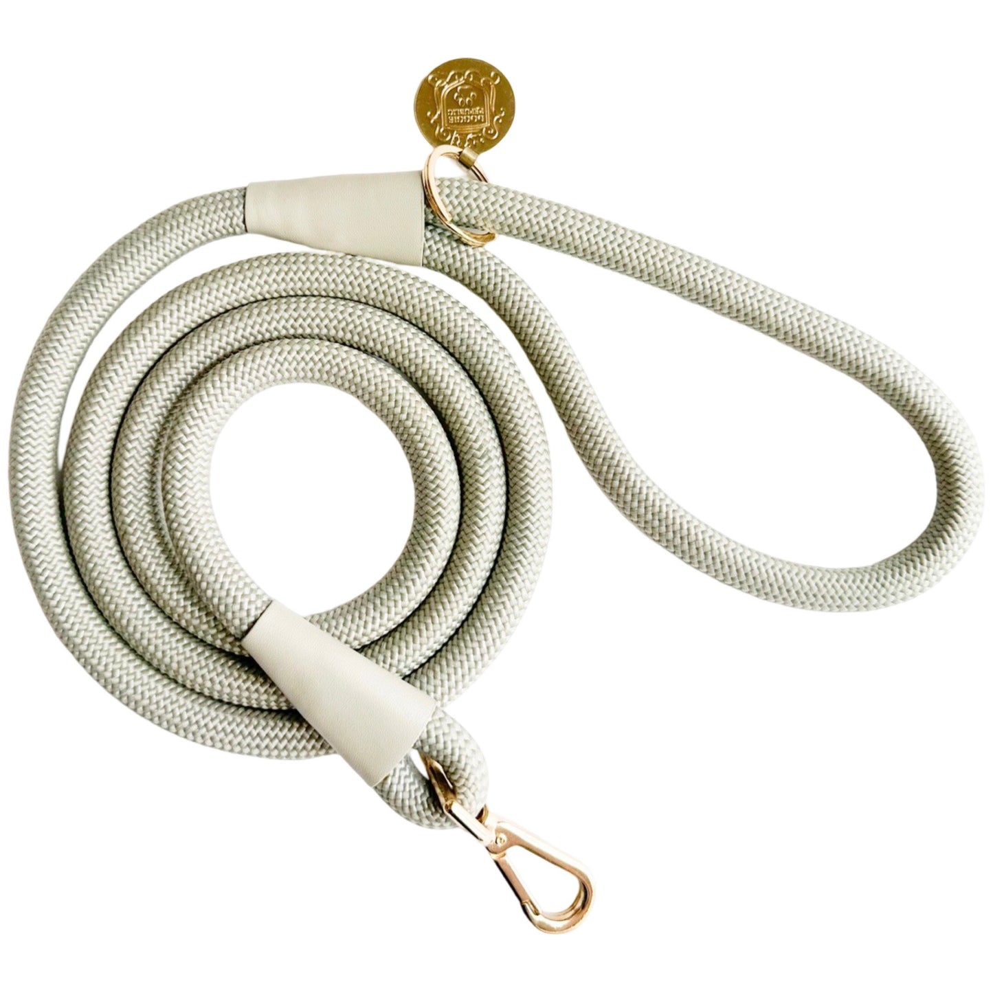 The Classic Leash - Chrome (Gold Hardware)