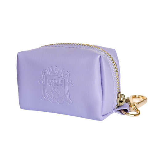 The Classic Waste Bag Holder - Lavender (Gold Hardware)
