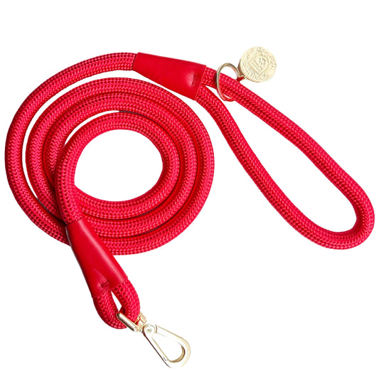 The Classic Leash - Candy Apple